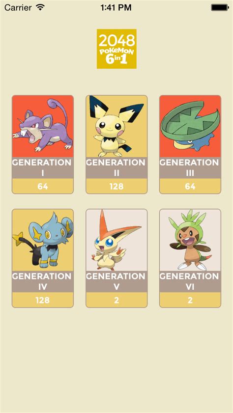 2048 pokemon mega evolutions.